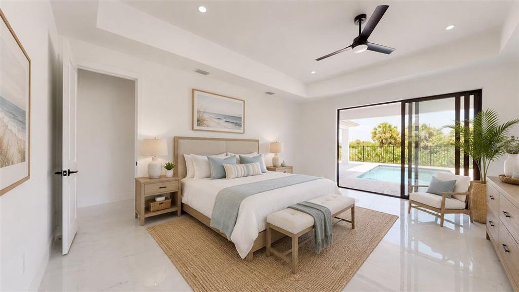 Furnished interior view inside a new home in , Punta Gorda (Image 11).
