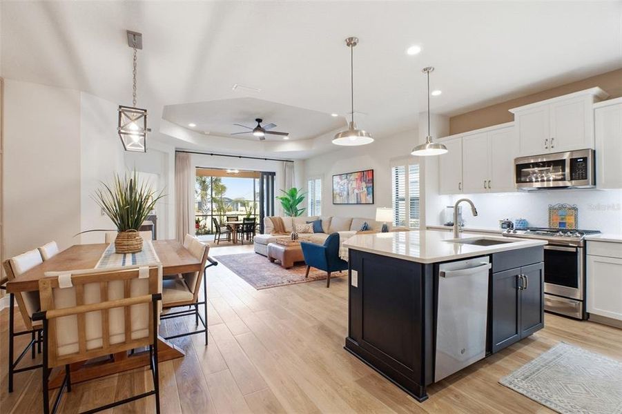 Furnished interior view inside a new home in , Nokomis (Image 19).