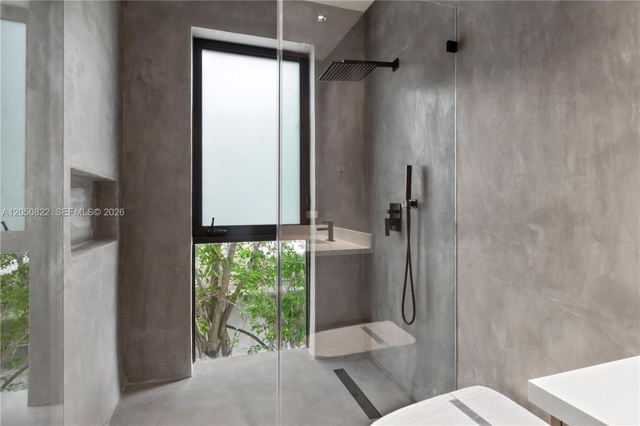 Furnished interior view inside a new home in , Miami (Image 12).