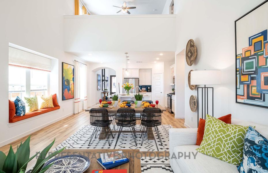 Furnished interior view inside a new home in Brookewater, Rosenberg (Image 5).