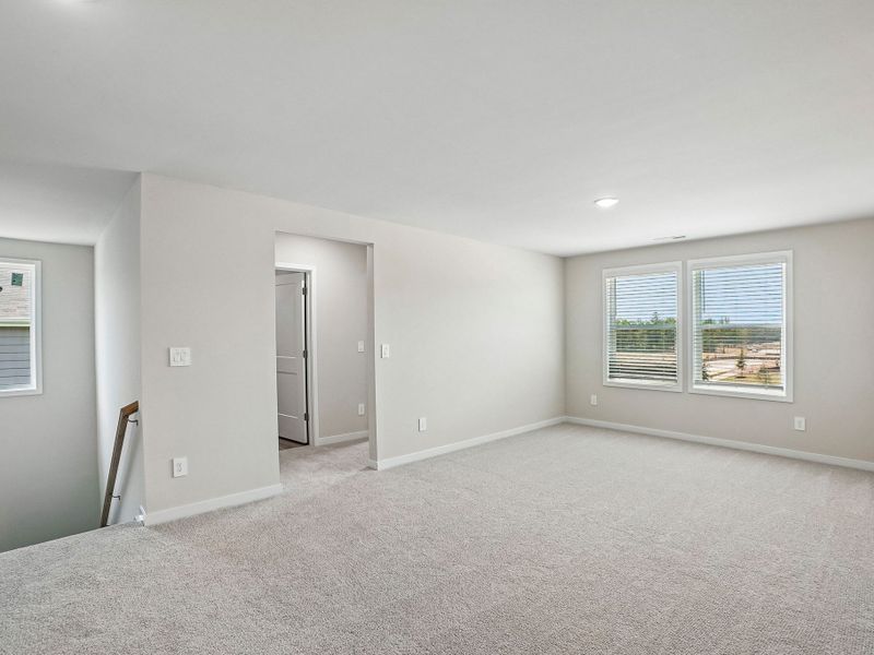 Spacious, unfurnished interior of a new home in The Heritage at Buffaloe Reserve, Raleigh (Image 16). Spacious, unfurnished interior of a new home in The Heritage at Buffaloe Reserve, Raleigh (Image 16).