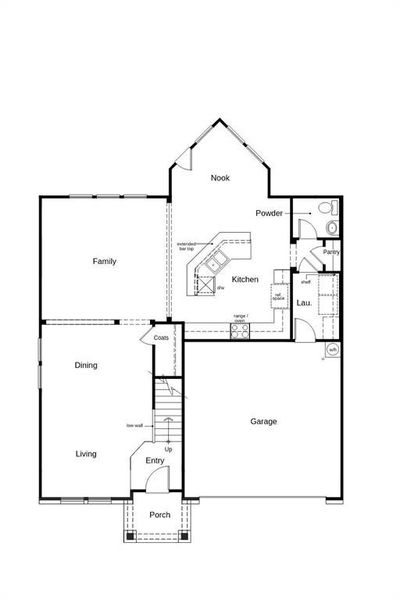 2D floor plan layout of this home in Cottonwood Creek, Seagoville, TX (Image 4).
