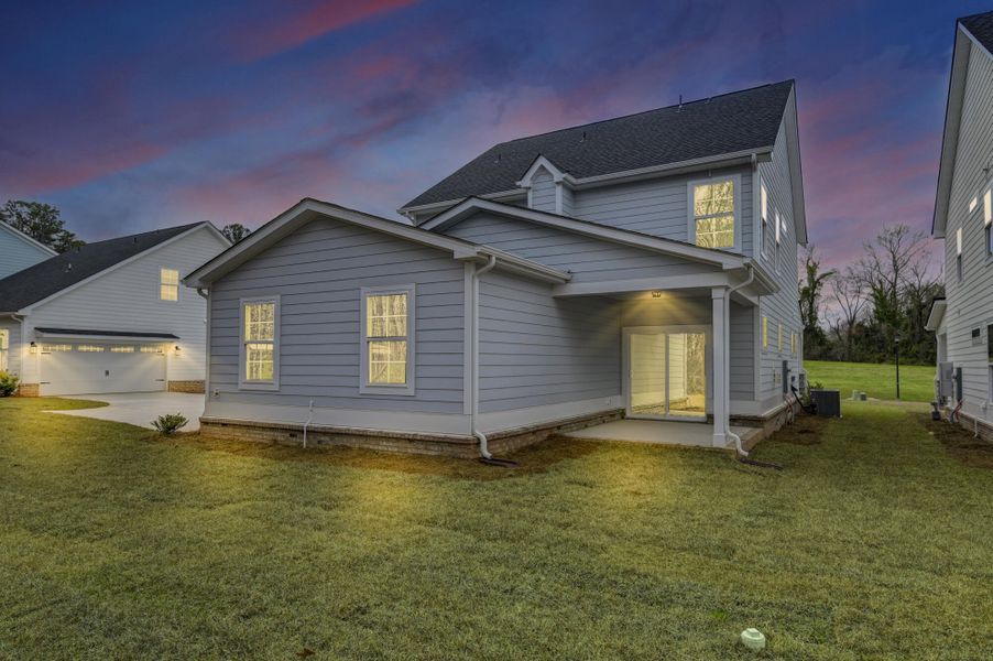 Exterior details and patio area of a home in Clubside Reserve at Summerlake, Lexington (Image 36).