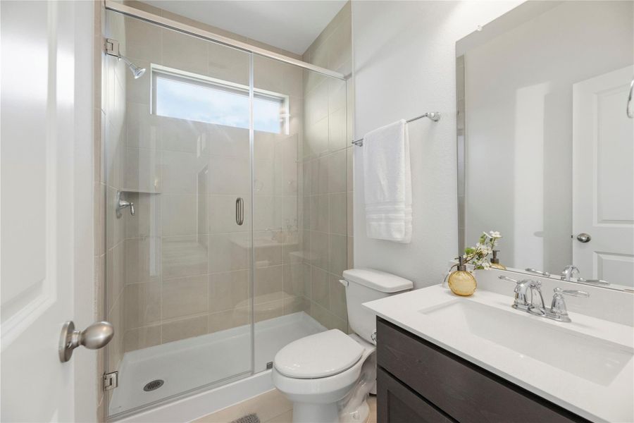 Furnished interior view inside a new home in , Cypress (Image 31).