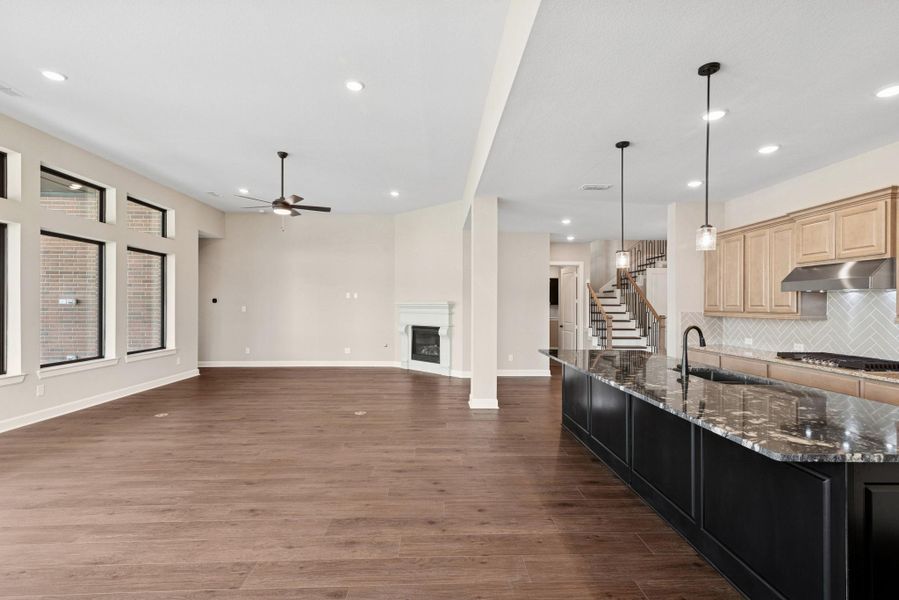 Furnished interior view inside a new home in ARTAVIA 65' Homesites, Conroe (Image 11).