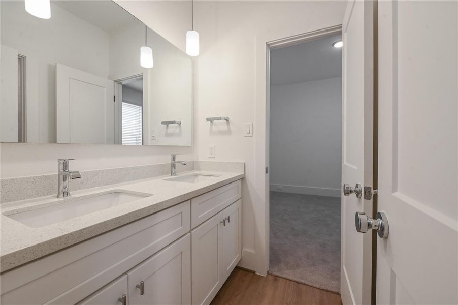 Furnished interior view inside a new home in , Houston (Image 13).