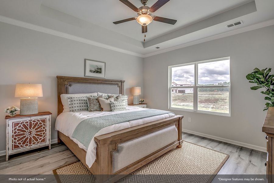 Furnished interior view inside a new home in Hainer Place, Conway (Image 12). Furnished interior view inside a new home in Hainer Place, Conway (Image 12).