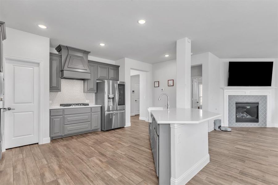 Furnished interior view inside a new home in , Forney (Image 17).
