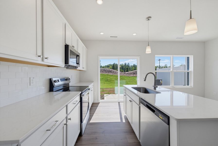 Furnished interior view inside a new home in Sweetbrier, Durham (Image 9).