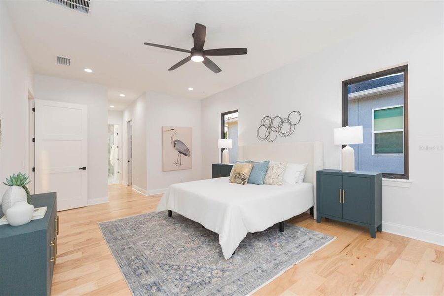 Furnished interior view inside a new home in , Tampa (Image 17). Furnished interior view inside a new home in , Tampa (Image 17).