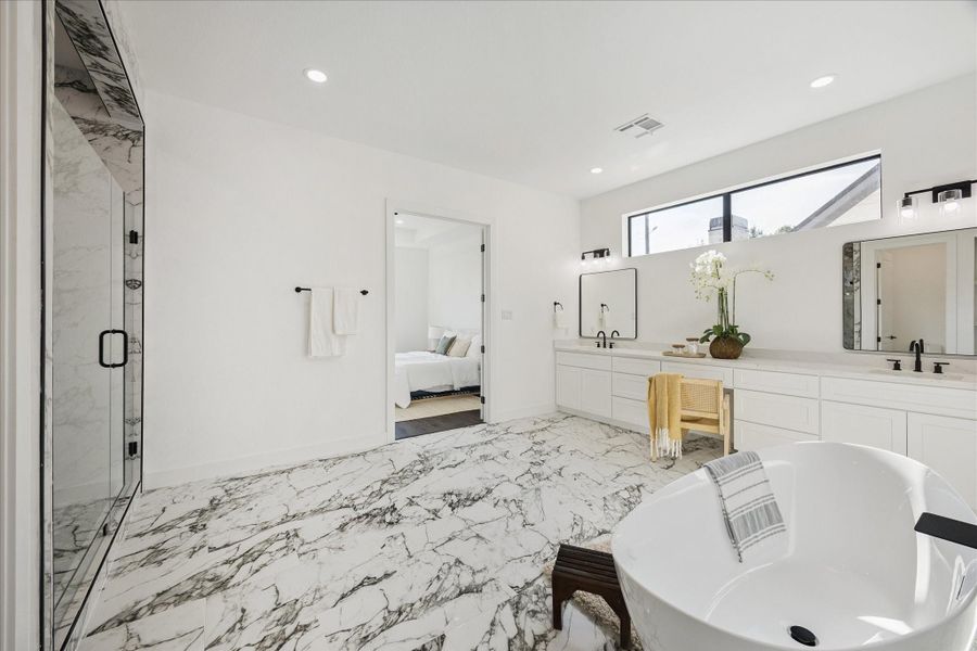 Furnished interior view inside a new home in , Houston (Image 4).