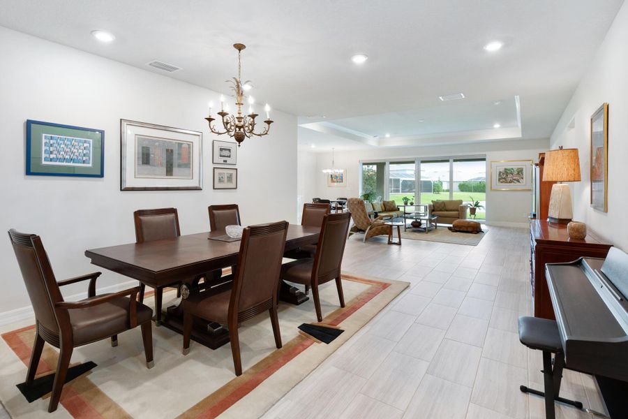 Furnished interior view inside a new home in , Port St. Lucie (Image 16).