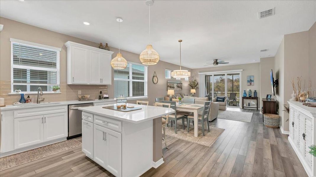 Furnished interior view inside a new home in , Parrish (Image 10).