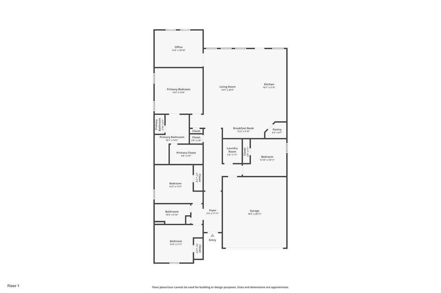 2D floor plan layout of this home in Cypress Creek, Princeton, TX (Image 5). 2D floor plan layout of this home in Cypress Creek, Princeton, TX (Image 5).