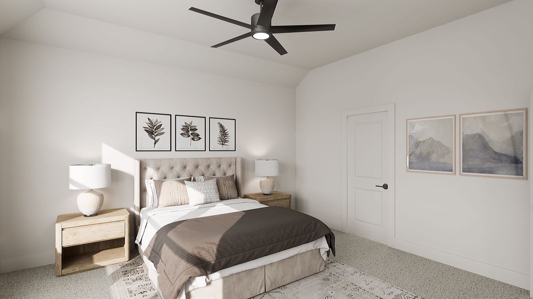 Representative furnished interior of a home built from the Juniper by Tri Pointe Homes in Enclave At Canyon Ranch, Corinth (Image 12).