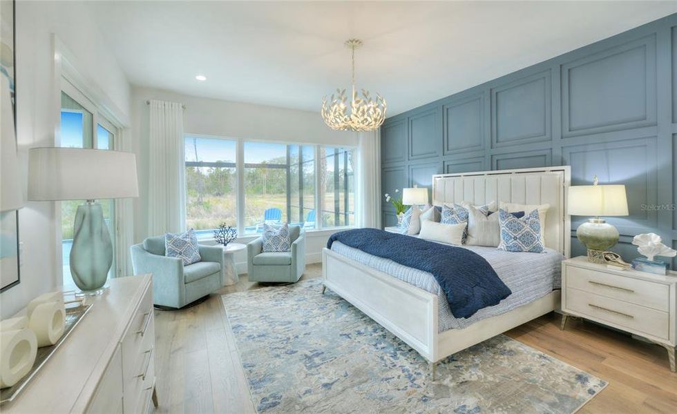 Furnished interior view inside a new home in Veranda Bay, Flagler Beach (Image 29).
