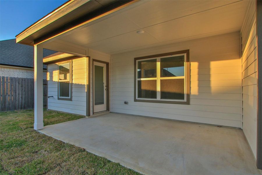 Exterior details and patio area of a home in Sunterra, Katy (Image 2). Exterior details and patio area of a home in Sunterra, Katy (Image 2).