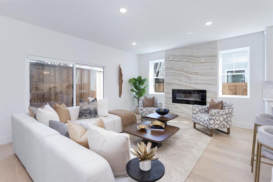 Gorgeous electric fireplace