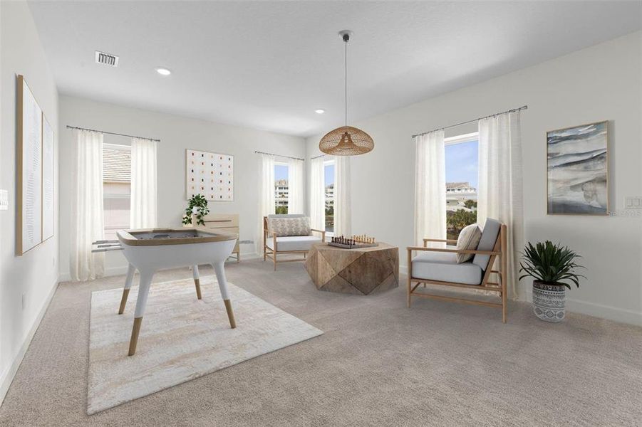 Furnished interior view inside a new home in , Palm Coast (Image 19).