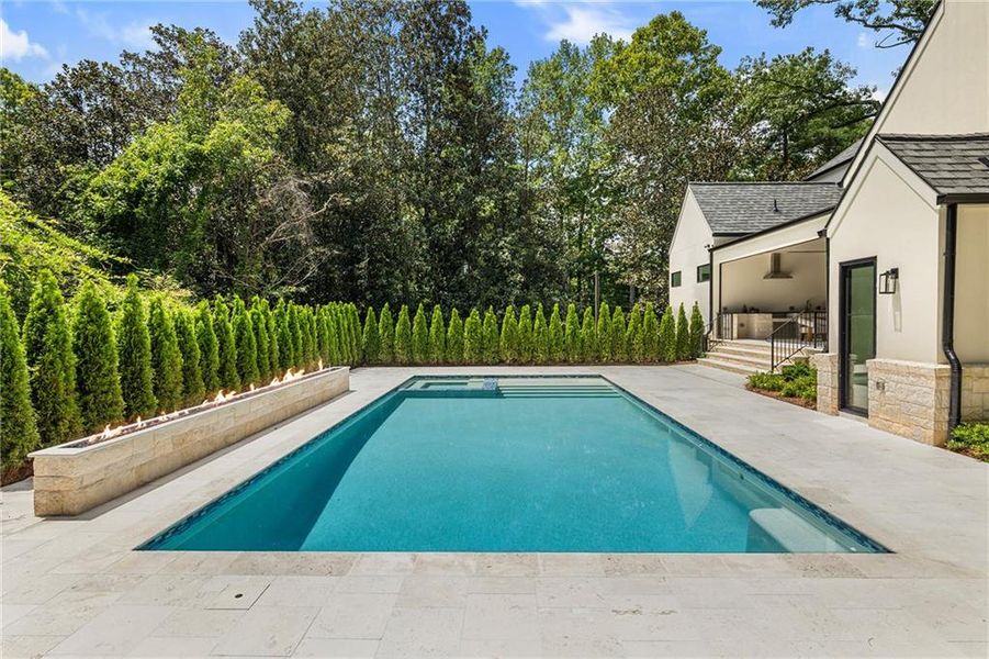Exterior details and patio area of a home in , Sandy Springs (Image 29). Exterior details and patio area of a home in , Sandy Springs (Image 29).