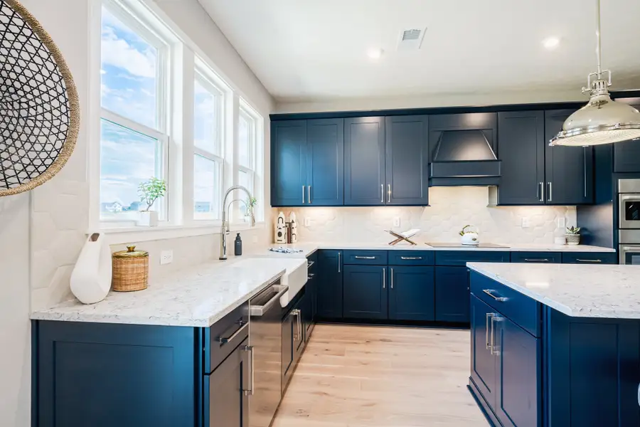 Representative furnished interior of a home built from the Olive by Fischer Homes in Leeland Farms, Fuquay Varina (Image 12).