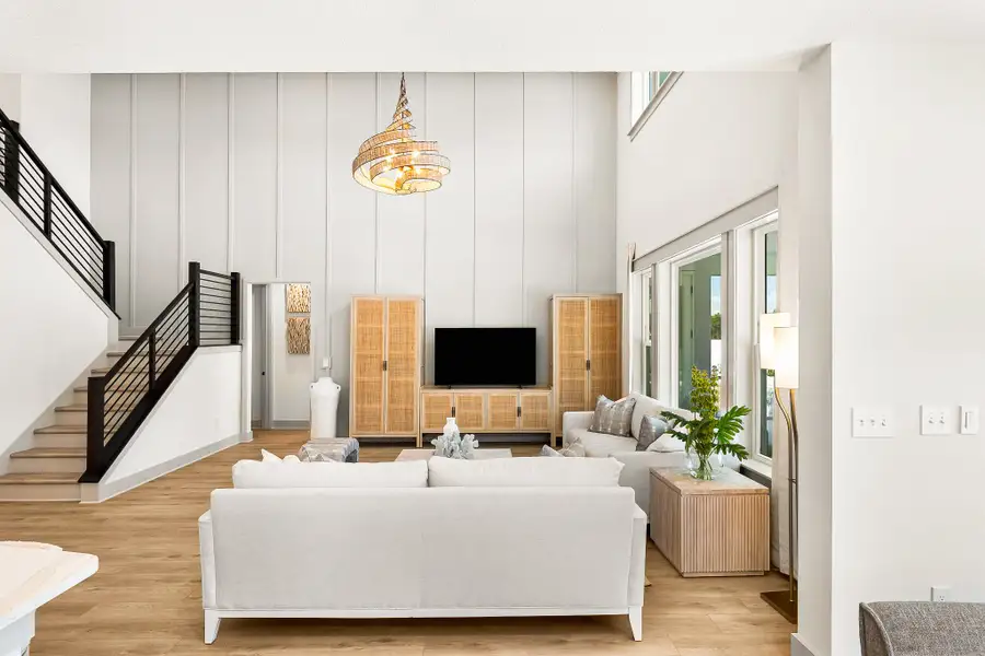Representative furnished interior of a home built from the Charles by Fischer Homes in Leeland Farms, Fuquay Varina (Image 11). Representative furnished interior of a home built from the Charles by Fischer Homes in Leeland Farms, Fuquay Varina (Image 11).