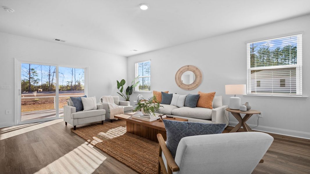 Furnished interior view inside a new home in The Lakes at North Glynn, Brunswick (Image 13).