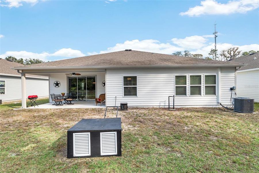 Exterior details and patio area of a home in Finley Woods, Gainesville (Image 36). Exterior details and patio area of a home in Finley Woods, Gainesville (Image 36).