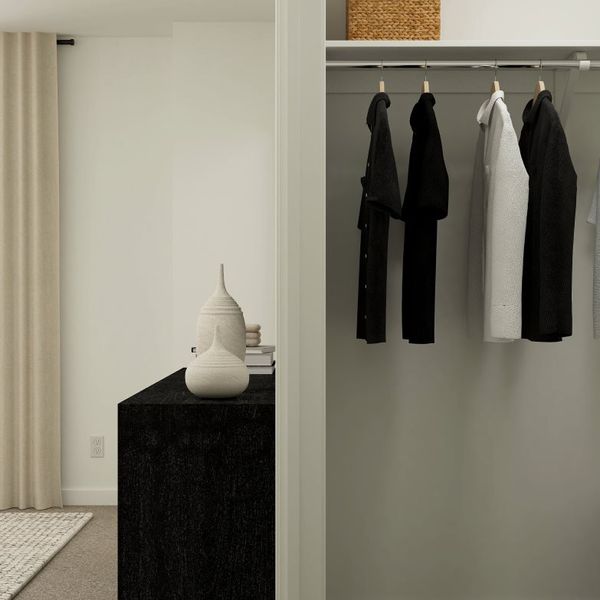 Lucent owners walk in closet