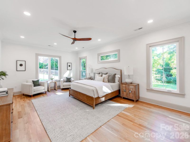 Furnished interior view inside a new home in , Charlotte (Image 17).