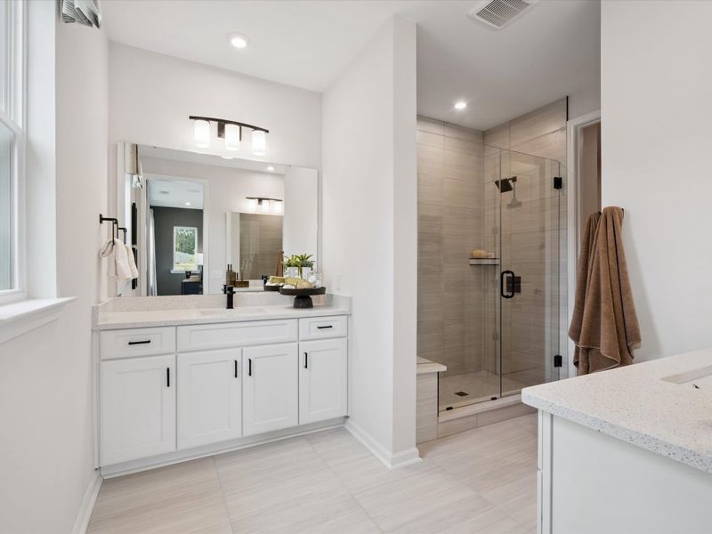 Furnished interior view inside a new home in Millstone, Cramerton (Image 14).