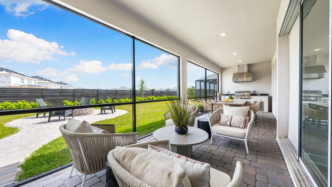Representative furnished interior of a home built from the Sand Key by Taylor Morrison in Hammock at Two Rivers, Zephyrhills (Image 25).