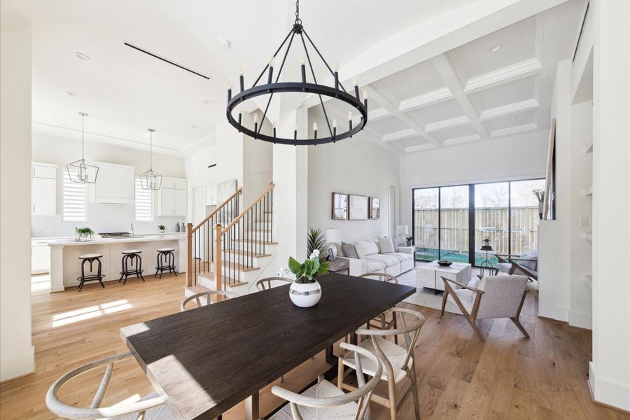 Furnished interior view inside a new home in , Houston (Image 16).