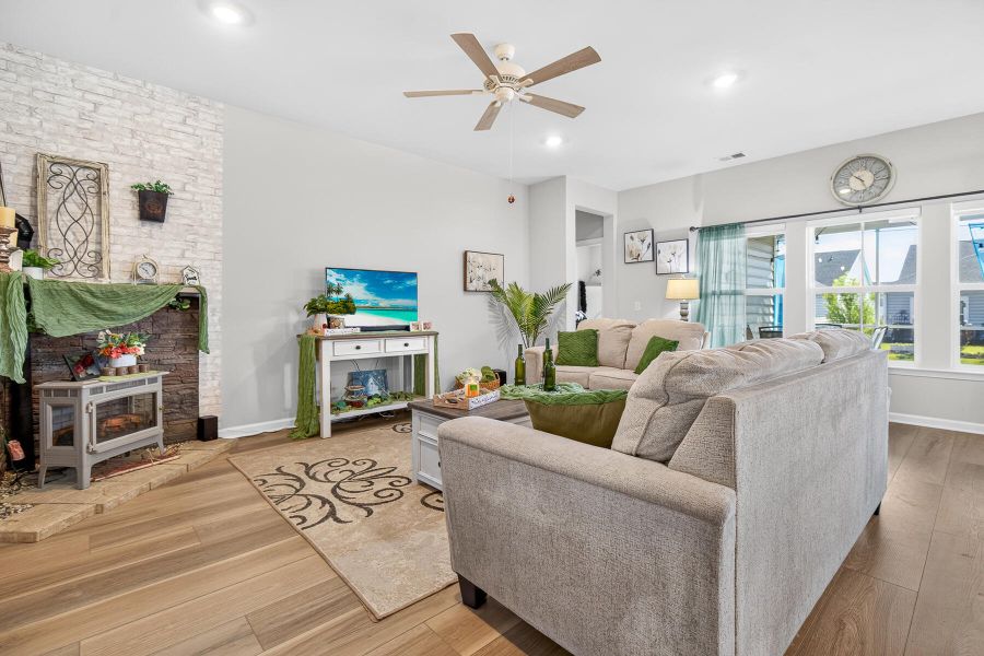 Furnished interior view inside a new home in Horizons at Summers Corner | 55+, Summerville (Image 8).