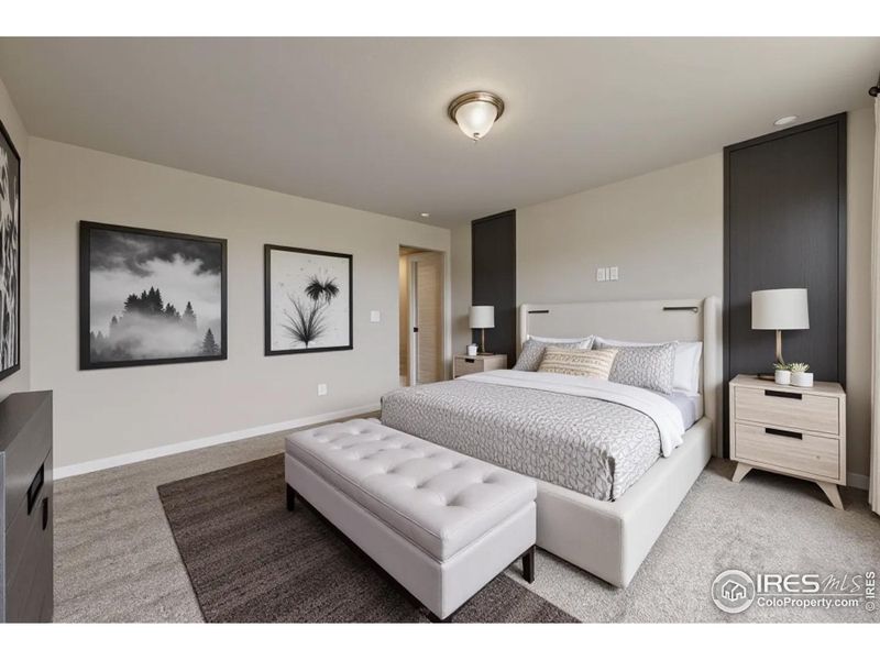 Furnished interior view inside a new home in Lochbuie Station – Jewel Collection, Lochbuie (Image 12).