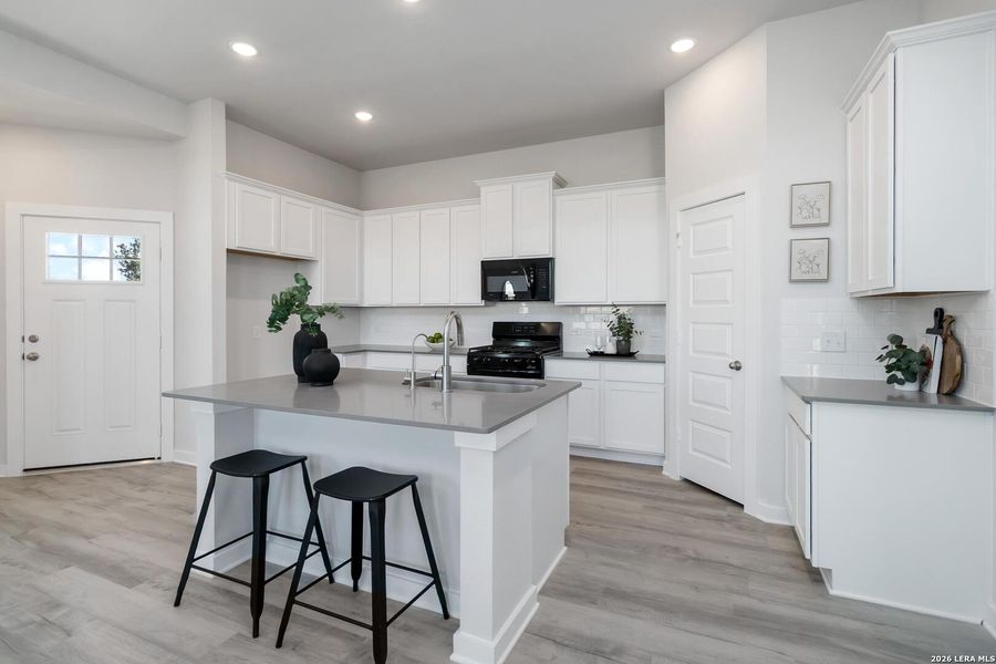 Furnished interior view inside a new home in Katzer Ranch, Converse (Image 2). Furnished interior view inside a new home in Katzer Ranch, Converse (Image 2).