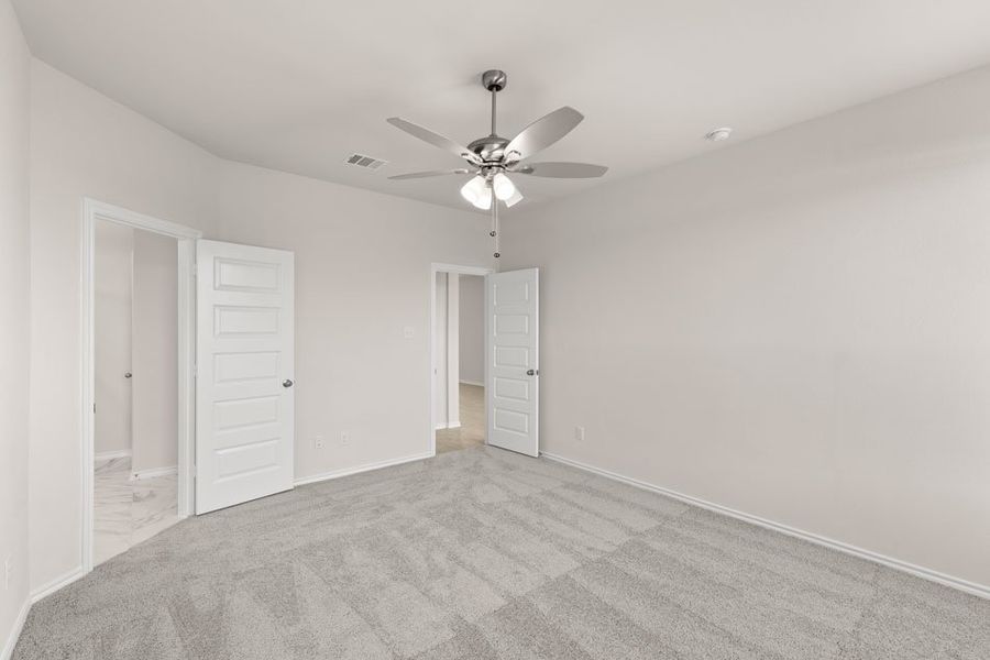 Front exterior of a new home in Northspur, Terrell, TX, highlighting curb appeal (Image 14). Front exterior of a new home in Northspur, Terrell, TX, highlighting curb appeal (Image 14).