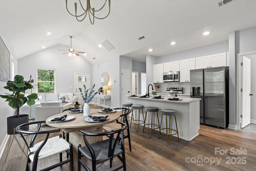 Furnished interior view inside a new home in , Kannapolis (Image 8). Furnished interior view inside a new home in , Kannapolis (Image 8).