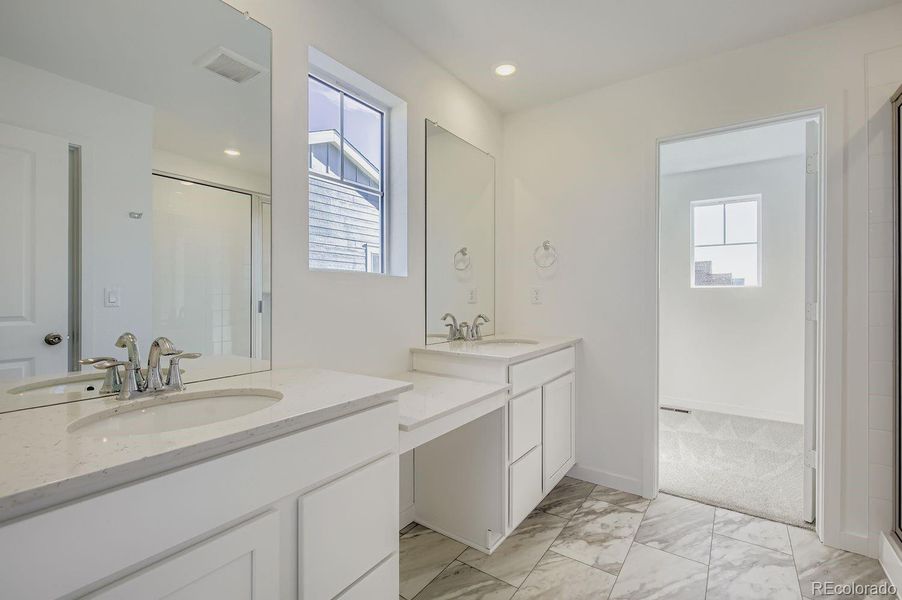Furnished interior view inside a new home in Ledge Rock: The Pioneer Collection, Johnstown (Image 8). Furnished interior view inside a new home in Ledge Rock: The Pioneer Collection, Johnstown (Image 8).
