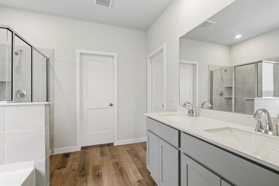 Furnished interior view inside a new home in Mirabella, Brookshire (Image 8).