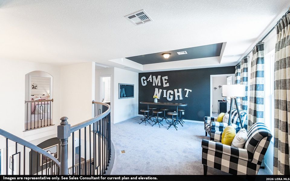 Furnished interior view inside a new home in Megan's Landing, Castroville (Image 21).