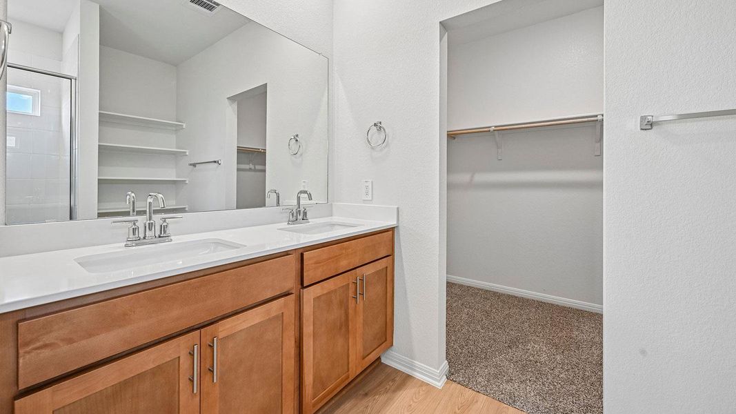 Furnished interior view inside a new home in Carillon, Manor (Image 8).