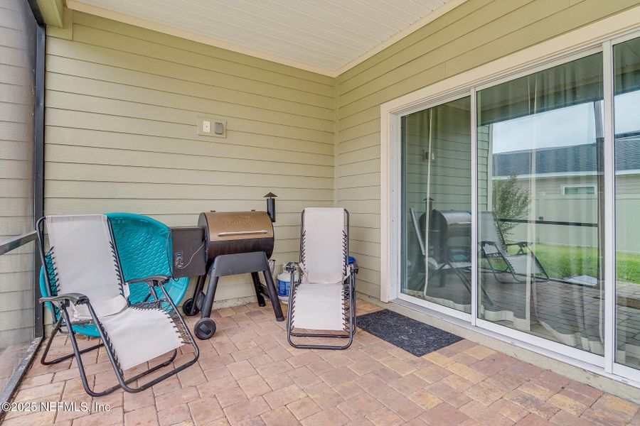 Exterior details and patio area of a home in St Augustine Lakes: St Augustine Lakes 40S, St. Augustine (Image 20).
