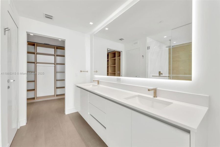 Furnished interior view inside a new home in Aria Reserve, Miami (Image 8). Furnished interior view inside a new home in Aria Reserve, Miami (Image 8).