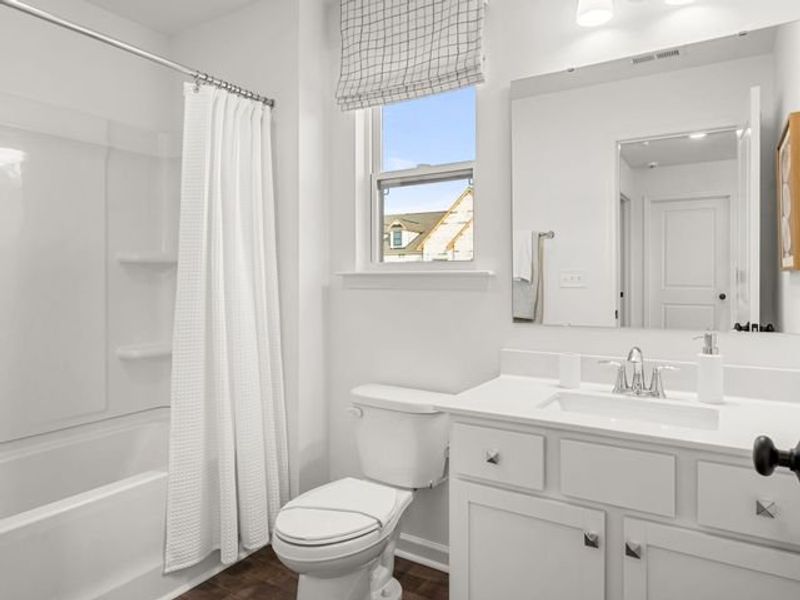 Representative furnished interior of a home built from the Karver TH by True Homes in Harpers Landing Townhomes, Walkertown (Image 16). Representative furnished interior of a home built from the Karver TH by True Homes in Harpers Landing Townhomes, Walkertown (Image 16).