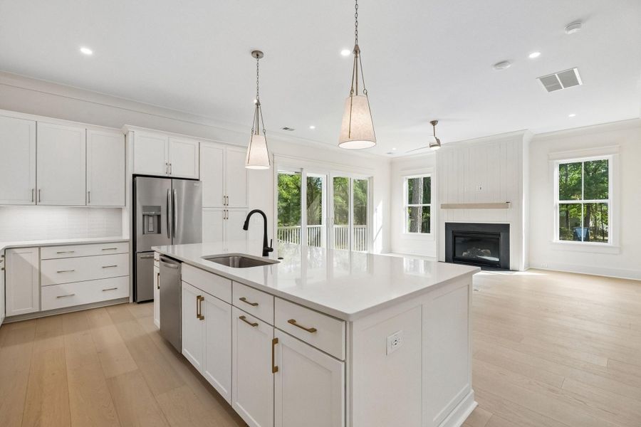 Furnished interior view inside a new home in , Johns Island (Image 15).