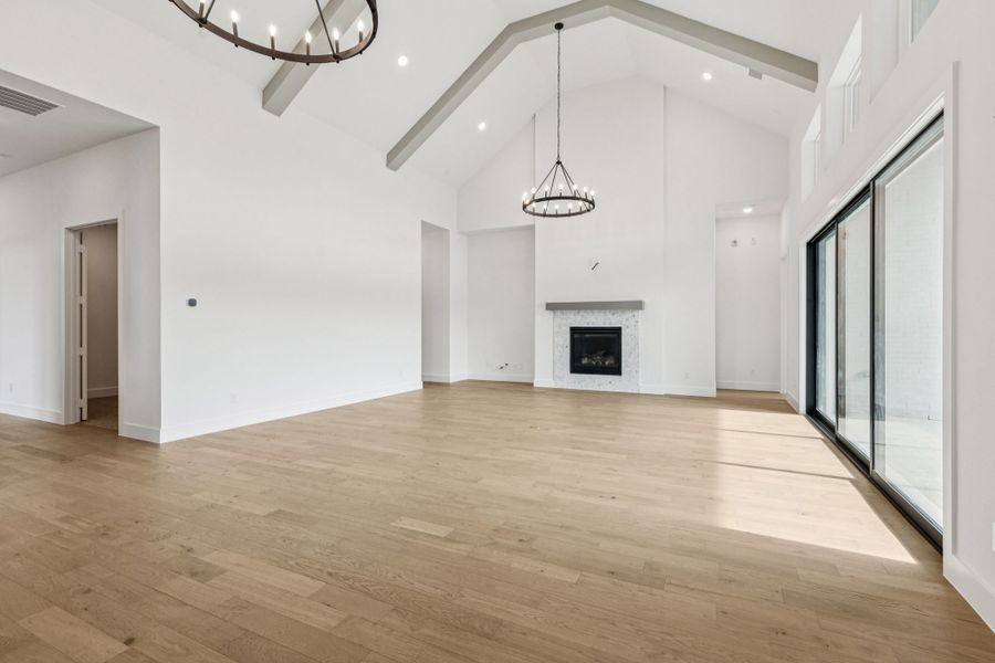Representative unfurnished interior of a home built from the Chloe III by Southgate Homes in Windsong Ranch 71' Series, Prosper (Image 29).
