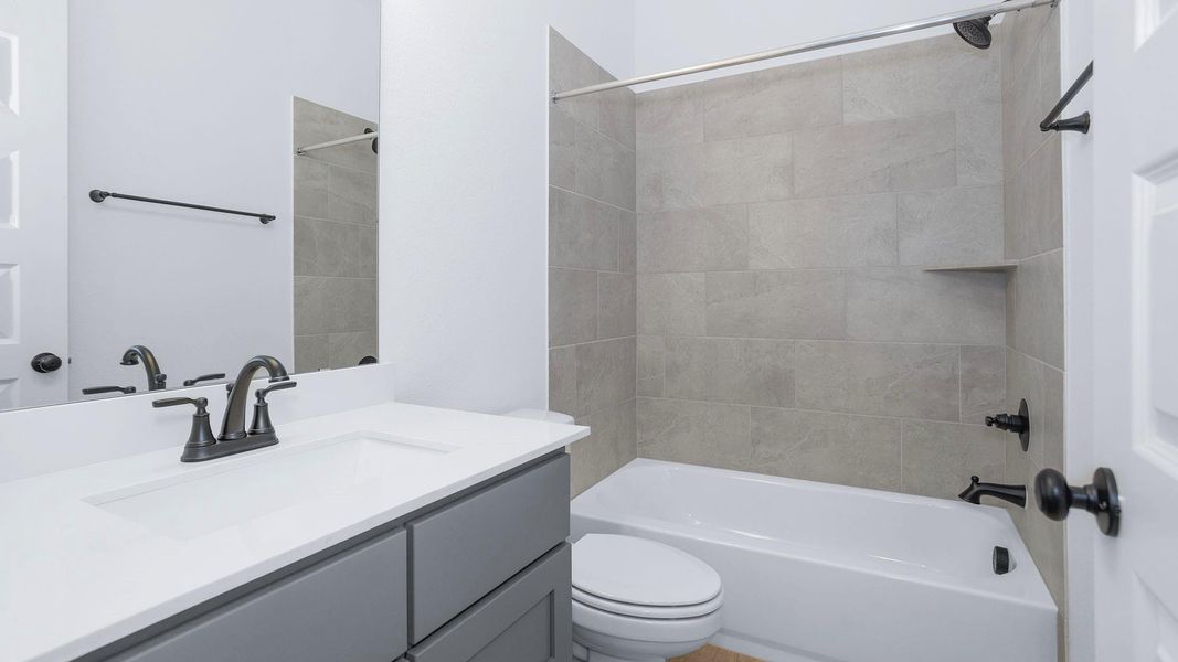 Furnished interior view inside a new home in COLTON, Todd Mission (Image 4).