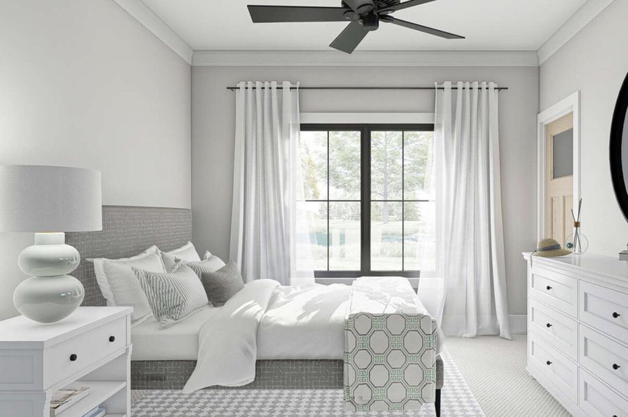 Representative furnished interior of a home built from the Darla by Zeal Home Builders in Monarch Manor, Poolville (Image 13).