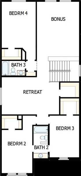 2D floor plan layout of this home in Alston at Soleo, San Tan Valley, AZ (Image 3). 2D floor plan layout of this home in Alston at Soleo, San Tan Valley, AZ (Image 3).
